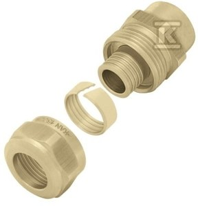 KAN-therm 18x2 G1 / 2 susuktas nipelis su vidiniu sriegiu Push (1110044008)