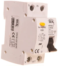 Kanlux 23217 Diferencinis automatinis jungiklis 2P C 16A 0.03A, tipas AC KRO6-2/C16/30 23217