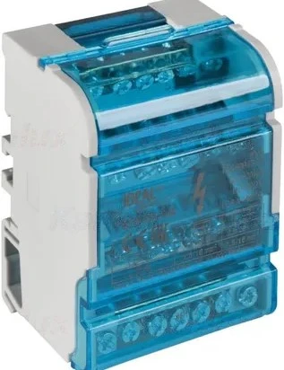Kanlux Paskirstymo blokas TH35 bėgiui 125A 500V AC 23334
