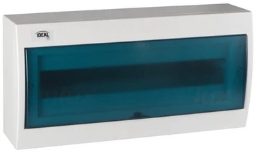 Kanlux Paviršinis skirstomasis įrenginys su DIN bėgiu 18 modulių IP30 IK07 KDB-S18T 23613