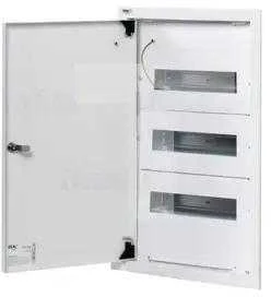 Kanlux 35681 Metalinis modulinis skirstomasis skydas 3x12, įleidžiamas IP30 N+PE I klasė, baltos durys KP-DB-I-MF-312 balta 35681