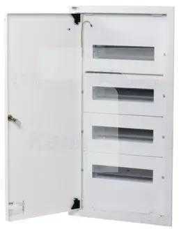Kanlux 35682 Metalinis modulinis skirstomasis įrenginys 4x12, įleidžiamas IP30 N+PE I klasė, baltos durys KP-DB-I-MF-412 balta 35682