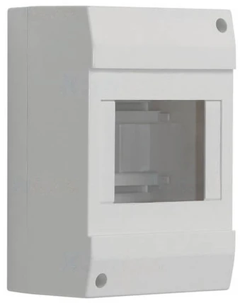 Kanlux 3851 Moduliniai skirstytuvai, plastikiniai, 1x4, montuojami ant paviršiaus, IP30 IK06 II klasė, be durų DB104W 1X4P/SM balta 3851