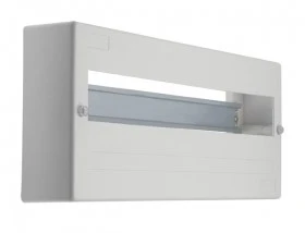 Kanlux 3853 Modulinis paskirstymo skydas plastikinis 1x12 virštinkinis IP30 IK06 II klasės be durelių DB112W 1X12P/SM balta 3853