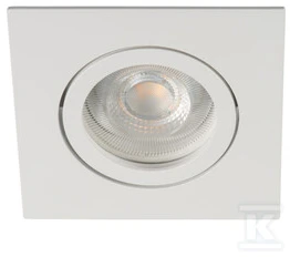 Įmontuojamas šviestuvas Kanlux Dalla, 50W, GX5.3, baltas