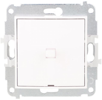 Karlik Elektrotechnik Karlik MINI vienos Amerikos stiliaus balta MPRUS-1 jungtis