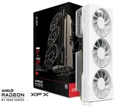 Vaizdo plokštė XFX Radeon RX 9070 GRE Baltas Triple Fan Gaming Edition 12GB OC