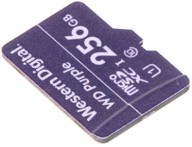 ATMINTIES KORTELĖ SD-MICRO-10/256-WD Micro SD UHS-I, SDXC 256 GB Western Digital
