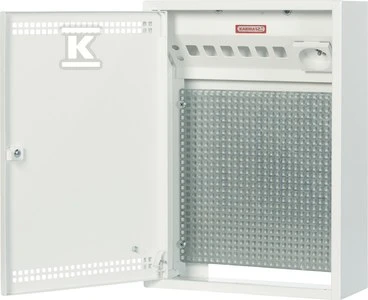 Karwasz Paviršinis skirstomasis įrenginys MRN-1. Plokštė, lizdas 250v 2P + Z, perforuota montavimo plokštė 255x350x100 (MRN-1)
