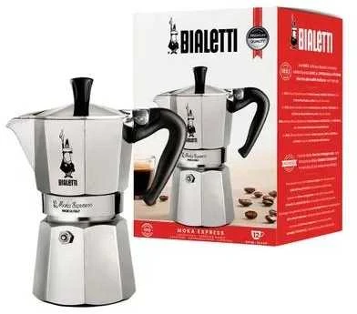 Bialetti Moka Express Moka kavinukas 0.775 L Aliuminio, Juodas