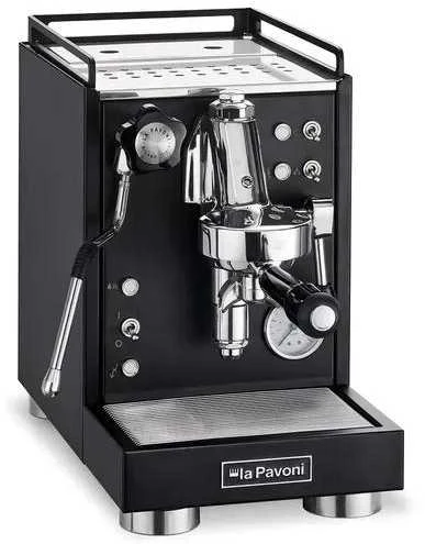 Kavos Aparatas - La Pavoni LPSMCB01EU 15-Bar Pump 3L Vandens Talpa Integruotas Putojimo Įrenginys Juodas
