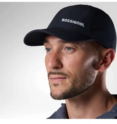 Kepurė su snapeliu Rossignol Active Cap, juoda