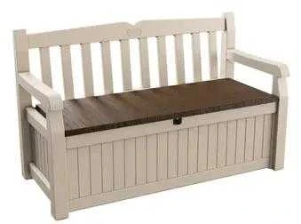 Keter Sodo suoliukas EDEN GARDEN BENCH 265 L, tamsiai pilkas