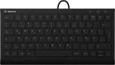 „KeySonic Mini-TAS“ su skaičių klaviatūra, juodas, KSK-5011ELC (DE)