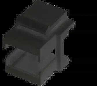 Keystone adapteris SC simplex / LC duplex, juodas