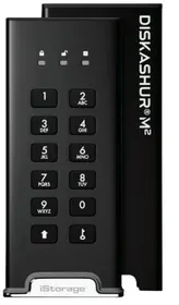 Išorinis kietasis diskas SSD iStorage diskAshur M2 PIN 1TB Juodas (IS-DAM2-256-1000)