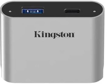 Skaitytuvas Kingston Workflow USB miniHub USB-C/A (WFS-USB)