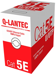 Q Lantec Tinklo Kabelis - A-LAN Kiu5PVC305NC 305 m Cat5e U/UTP Pilkos Spalvos