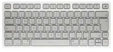 Klaviatūra CHERRY KW 7100 MINI BT FOR MAC/DE LAYOUT MOONLIGHT Baltas