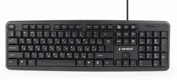 Klaviatūra Gembird KB-U-103-RU EN/RU