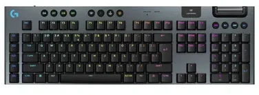 Logitech G G915 X Lightspeed žaidimų klaviatūra USB + RF belaidė + Bluetooth QWERTY amerikiečių tarptautinė juoda