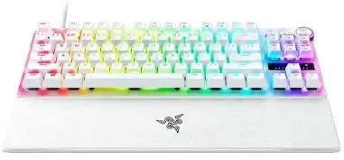 Klaviatūra žaidimams Razer Huntsman V3 Pro Razer Analog Optical (Gen 2) su laidu optyczno-analogowa su pašvietimu balta