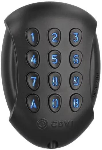 Klaviatūra su Bluetooth juoda CDVI GALEO Juodas