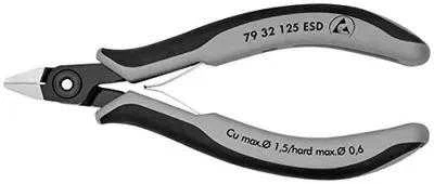 Kirpimo replės Knipex 7932125ESD; 125 mm