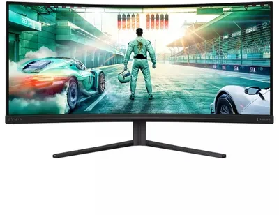 Žaidimų monitorius Philips Evnia 34M2C3500L | 34" / Fast VA / WQHD 3440 x 1440/ DisplayPort: 180 Hz, HDMI: 100 Hz /300 cd/m²