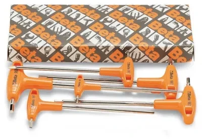 „Beta Tools“ kampinių kotų veržliarakčių rinkinys, 2–10 mm, 11 vnt., 96T/S11, „BETA UTENSILI S.P.A.“