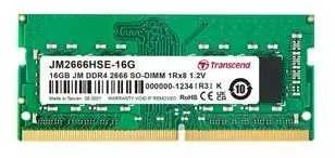 RAM TRANSCEND 16GB JM DDR4 2666Mhz SO-DIMM 2Rx8 1Gx8 CL19 1,2V