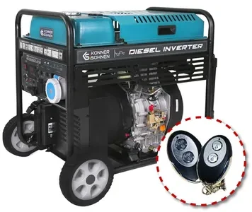 Konner & Sohnen Inverterinis dyzelinis generatorius KS 9500iDE ATSR 10 kW 230 V