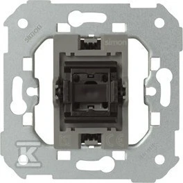 Kontakt-Simon Simon 82 Uždarymo mygtukas (mechanizmas) 10A 250V 1 paspaudimas 7700150-039