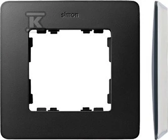 Kontakt-Simon Simon Detail 82 Vieno rėmelio Detail ORIGINALO GRAFIT / Base Baltas 8200610- 038