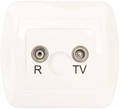 Kontakt-Simon RTV antenos lizdas 3,5 dB (galutinis baltas) (AAK / 11)