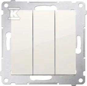 „Kontakt-Simon Triple connector Simon 54 cream“ (DW31.01/41)