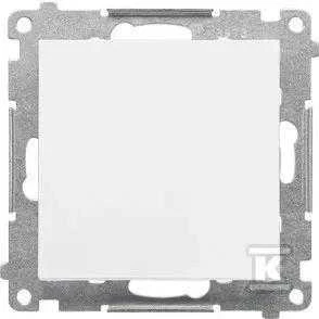Kontakt-Simon laiptų jungtis Kontakt-Simon 55 TW6.01/X/111 be piktogramos, modulis 10 AX, 250V~, greitos jungtys, matinė balta