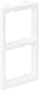 Vertikalus dviejų modulių adapteris 45x45 mm