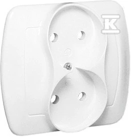 Kontakt Simon AG2/11 GN.PODW.B/U BIA.