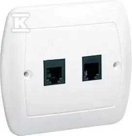 Kontakt Simon ATF2/11 GN.TELEF.2RJ11 PODW.BIA.
