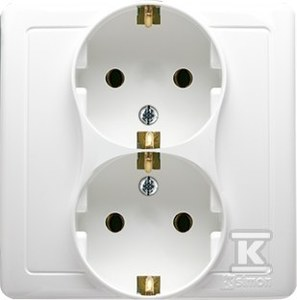 Kontakt Simon BGSZ2/11 BASIC SOCET Baltas