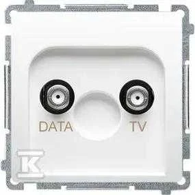 Kontakt-Simon Simon Basic F tipo baltas TV- duomenų lizdas (BMAD1.01 / 11)