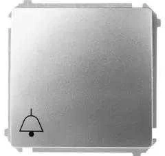 Kontakt-Simon Bell mygtukas Simon Basic single 10AX 250V inox (BMD1.01 / 21)