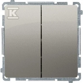 Kontakt-Simon Simon Basic dvigubas 10AX 230V satIII (BMW6 / 2.01 / 29)