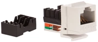 Kontakt Simon „Contact Simon CJ545U Simon Connect“ kasetinis kompiuterio lizdas, viengubas RJ45 cat.5e, neekranuotas, baltas CJ545U