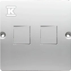 Kontakt Simon DANGALIS GN.2XRJ45 Baltas.BMGK1P/11 BASIC