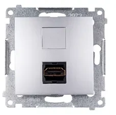 Kontakt Simon DGHDMI.01/43 Simon 54 Lizdas HDMI sidabrinė mat DGHDMI.01/43