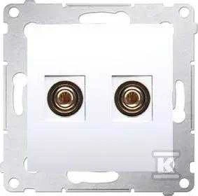 Kontakt-Simon Simon 54 garsiakalbio lizdas vienas baltas DGL2.01/11 (WMDG-010002-011)