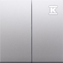 Kontakt-Simon Dvigubas raktas, skirtas SW7/2XM ir SW6P1M Simon 54 sidabrinis matinis (DKW9/43)