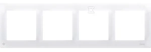 Kontakt Simon DR4/AB11 RĖMAS SIMON54 ANTIKVINIS Baltas